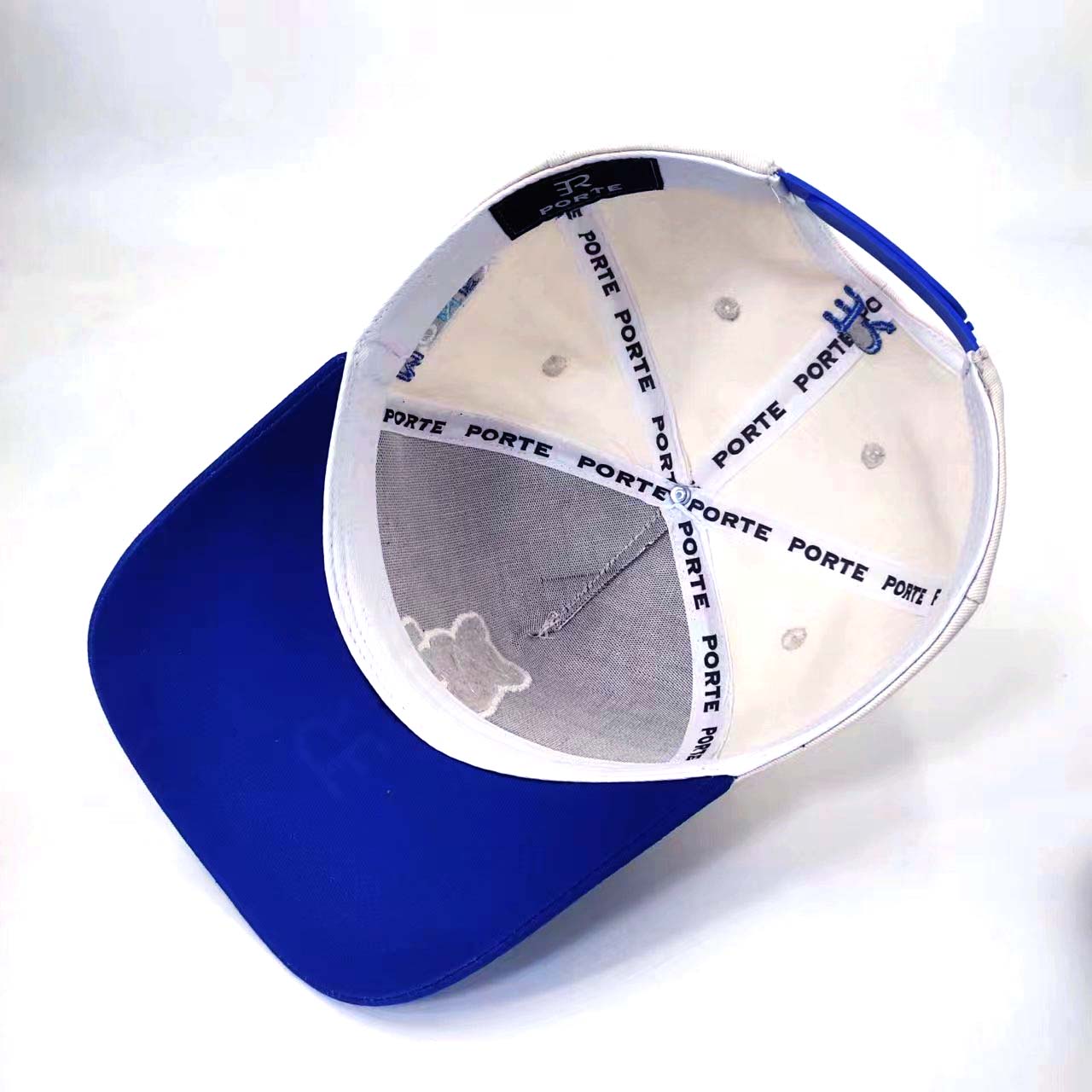 Two tone Customize Embroidered 5 panel Baseball Caps Mid Profile Patch Embroidered Custom Cotton Sport Trucker