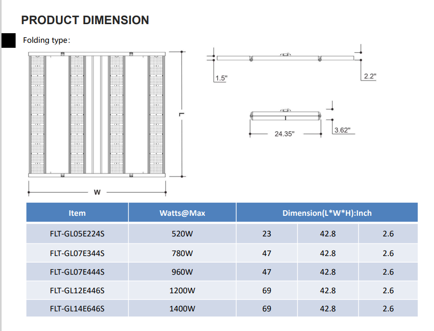 Полный парник спектра растет свет садоводства лампы Hydroponic для крытого завода