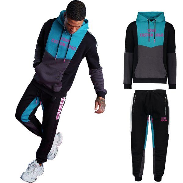Люди Tracksuits Sportswear хлопка полиэстера фасонируют Tracksuit анти- бактериальное