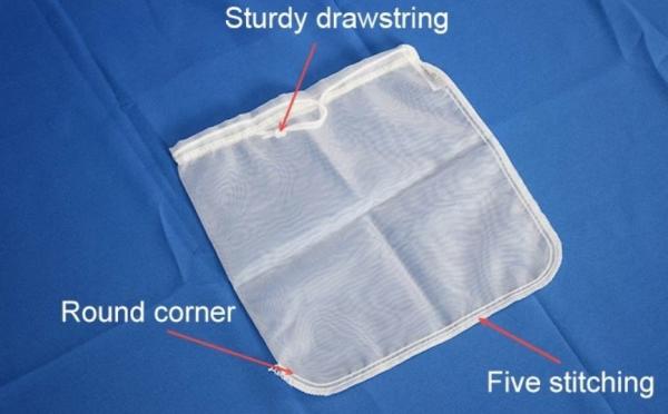 Food Grade 120 Micron Nylon Filter Bag Nut Milk Reusable Coffee Filter Bags