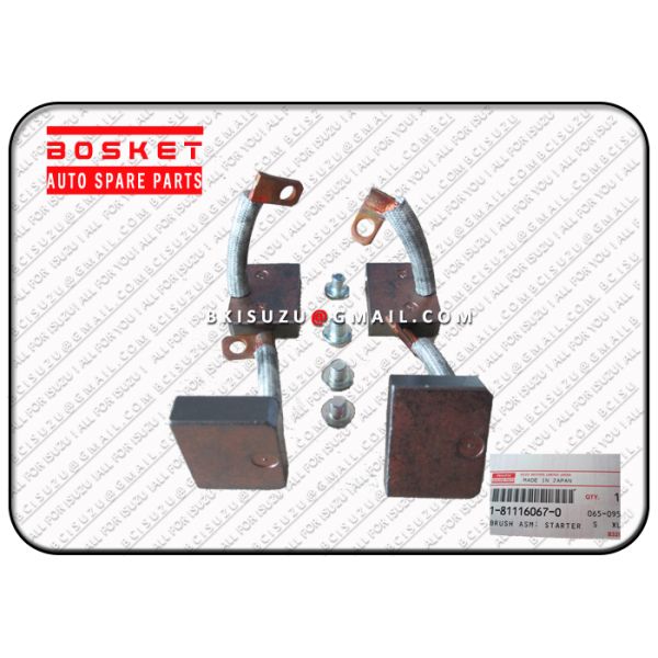 1181160670 1-18116067-0 Isuzu Truck Parts Starter Brush Asm For CXZ81K 10PE1