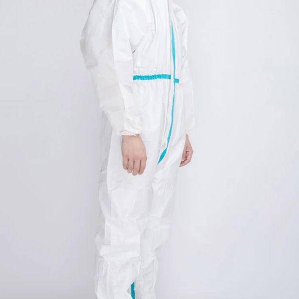 Unisex Disposable Disposable Protective Suit Non - Woven Work Safety Optional Size