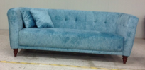 Luxury Living Room Furniture Linen Fabric Sofa Modern European Nordic Style