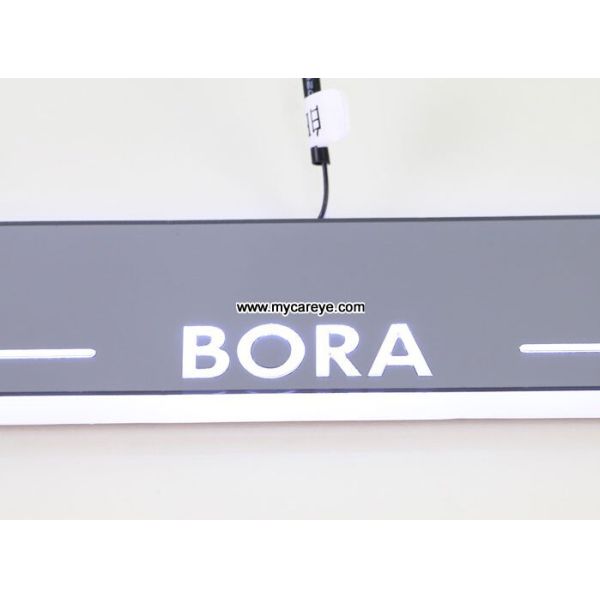 Volkswagen VW Bora car moving door floor lights LED door scuff plate light