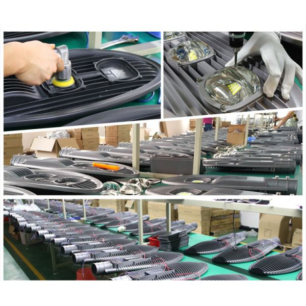 Capacidad blanca pura de la disipación de alto calor de la lámpara de la calle de la bellota para el patio