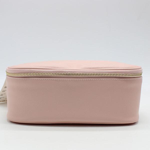 Pink Jewellery Organiser Box 24cm 9cm 13cm Nylon Travel Cosmetic Case Organizer