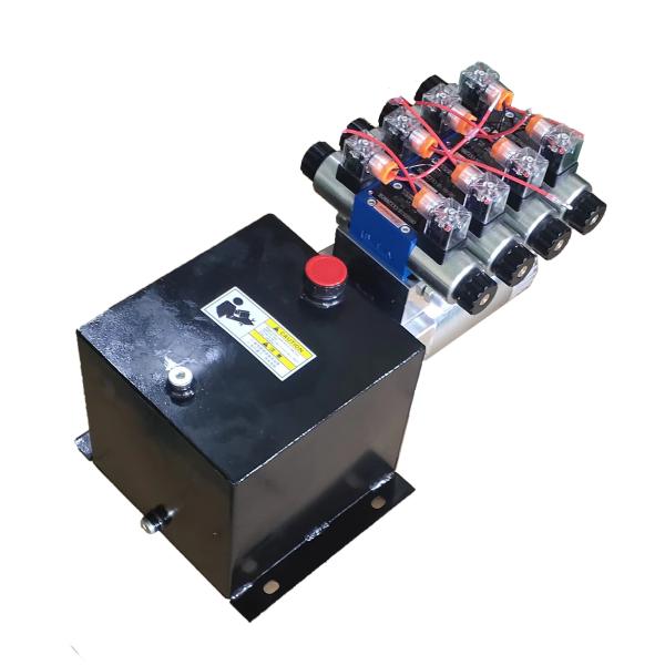 12v DC Double Acting Hydraulic Power Unit Hydraulic Pump Station 1.5KW / 2KW