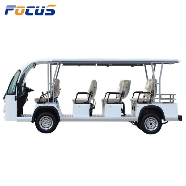 Electric Mini Shuttle Buses Beautiful Design Tourist Car