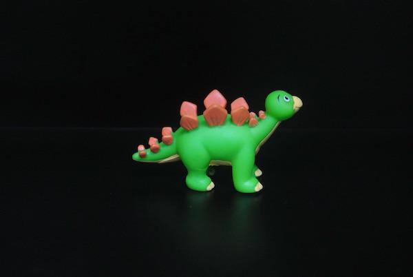Small Green Vinyl Mini Dinosaurs , Mini Dinosaur Figures PVC Material