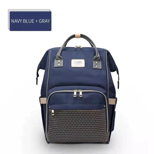 Waterproof Women Backpack Multi-function Diaper Baby Bag With USB Changing Colorful Backpack For Girls