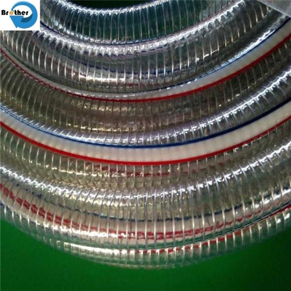 3/8 Inch to 6 Inch Clear Rigid PVC Steel Wire Reinforced Tube PVC Hose of Weifang China Manufacturer