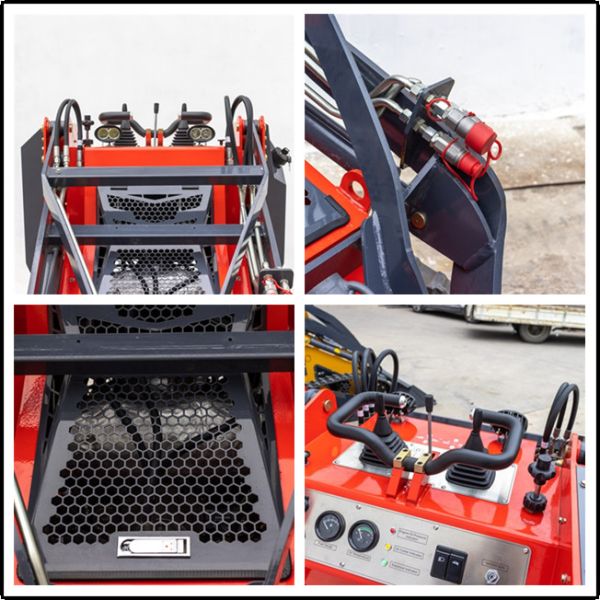 Minicarregadeira de esteiras Hts450 18,2kw de potência