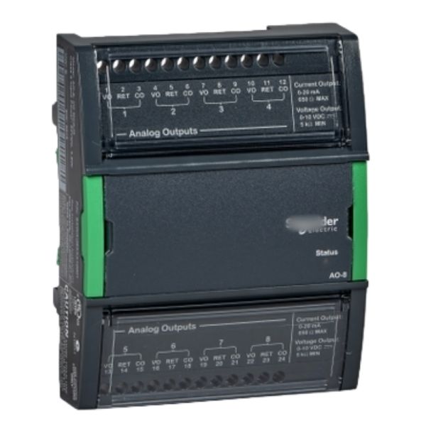 SXWAOV8XX10001 Schneider AO-V-8 8-Channel Analog Output Voltage New