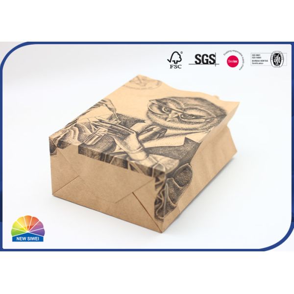 Эфирное масло установило упаковывая бумажные мешки Брауна Kraft с переплетенными бумажными веревочками