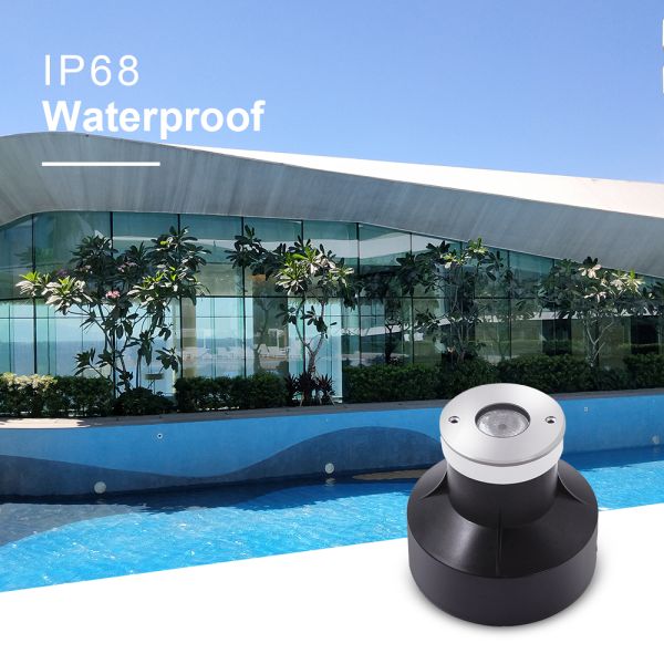 IP68 Lâmpadas de piscina de aço inoxidável 316 1W 2W 3W Lâmpada subaquática LED