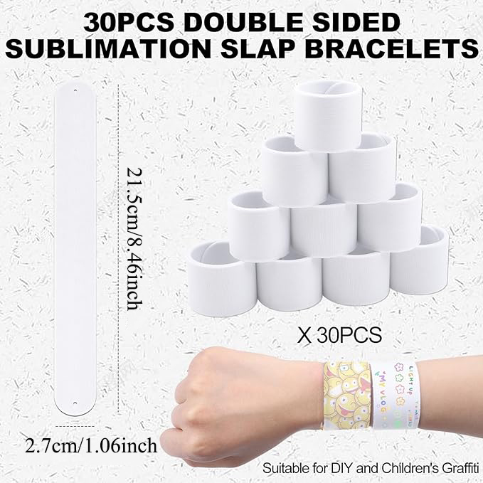 Promotional Printable Wrist Band Sublimation Slap Bracelet Personalized Slap Bracelets