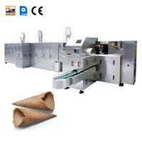 Chaîne de production de cône d'acier inoxydable Sugar Cone Machine Ice Cream