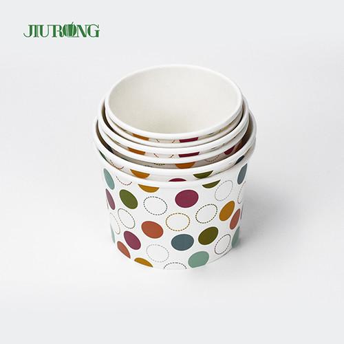 Food Grade Biodegradable Paper Cups 18oz Eco friendly for Ice Cream