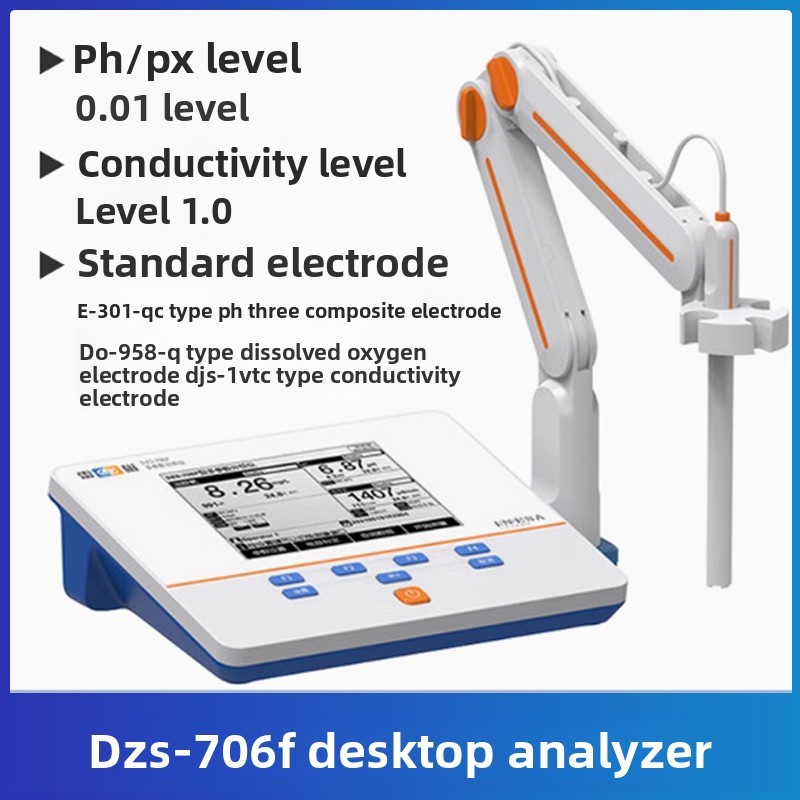 High Accuracy PH Conductivity Dissolved Oxygen Detector DZB-712F/DZB-718L Portable Multi-Parameter Analyzer China