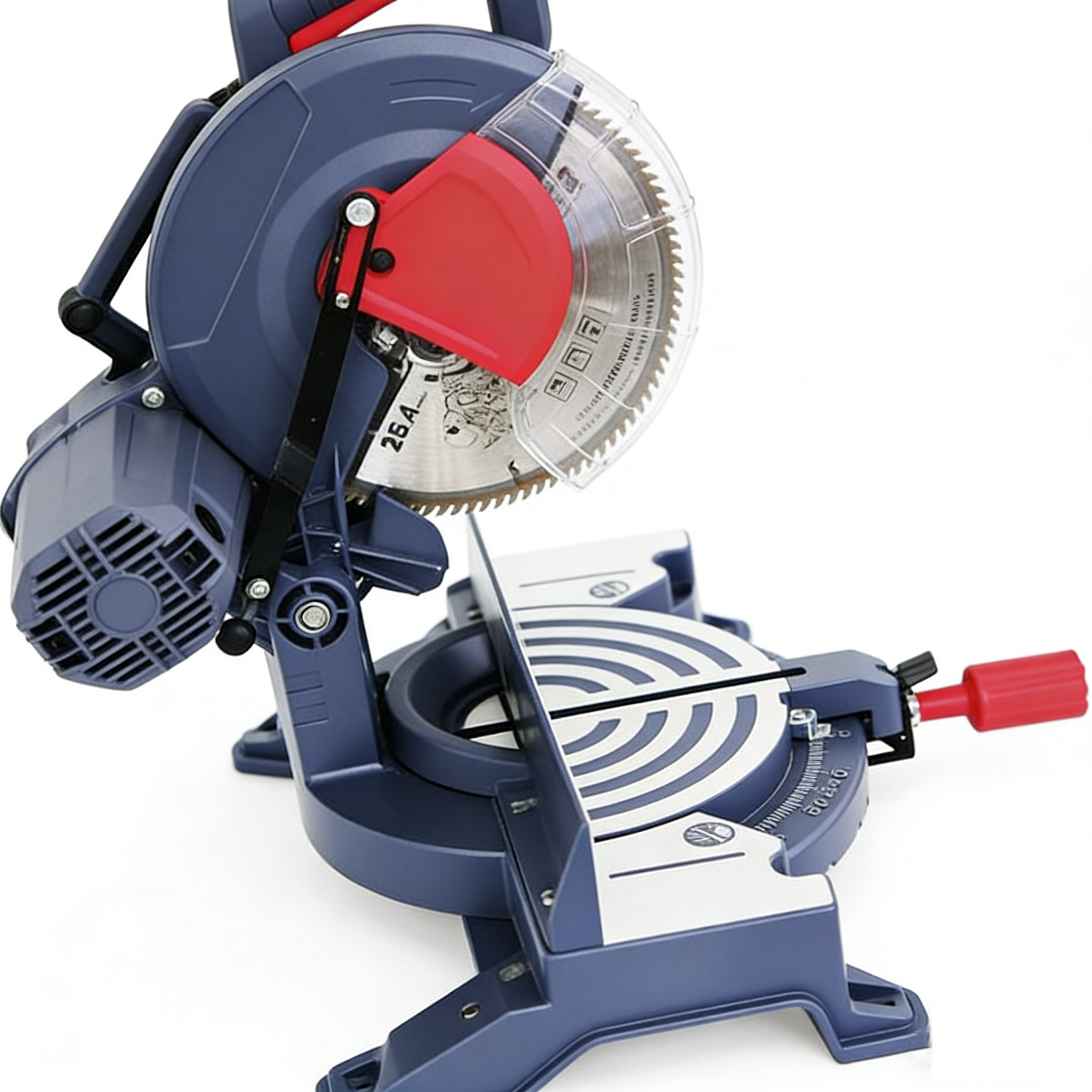 Electric Heavy Duty Industrial Miter Saw with 255mm Blade and 0-45 Cutting Angle for Precision Metal Cutting