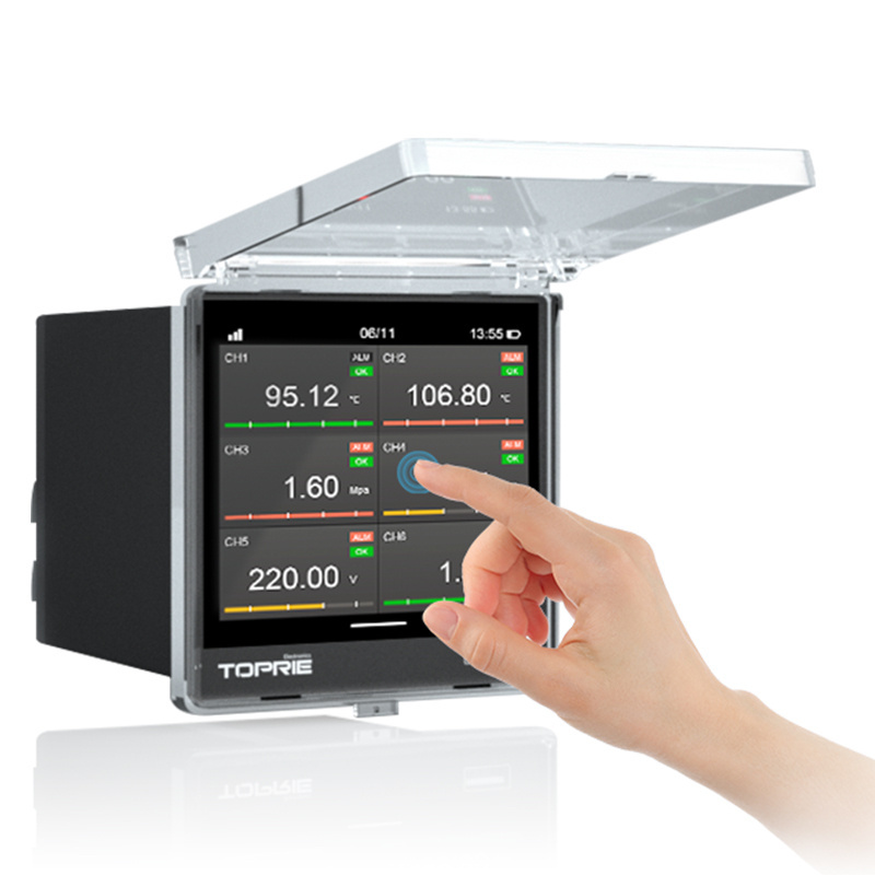 TP740 1-12 Channel Embedded Data Acquisition Recorder - Industrial 4-inch Portable Recorder