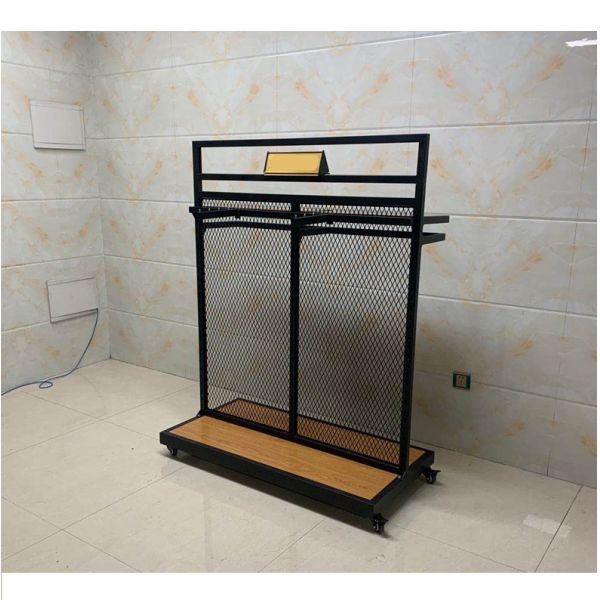 Double-sided Garment Display Retail Clothes Display Racks for Retail Clothing Shops