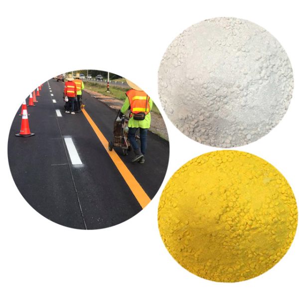 Thermoplastic Road Marking Paint, 180–220°C Application Temperature, Suitable for Highway, Street, and Parking Lot Markings
