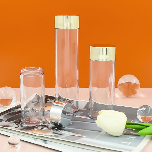 Thick-walled Wide-mouth Recyclable Plastic Cosmetic Bottle for Serum Cream and Capsule Packaging
