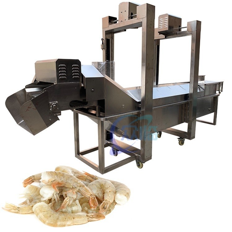Automated Shrimp Processing Equipment Stainless Steel 304 3.7KW