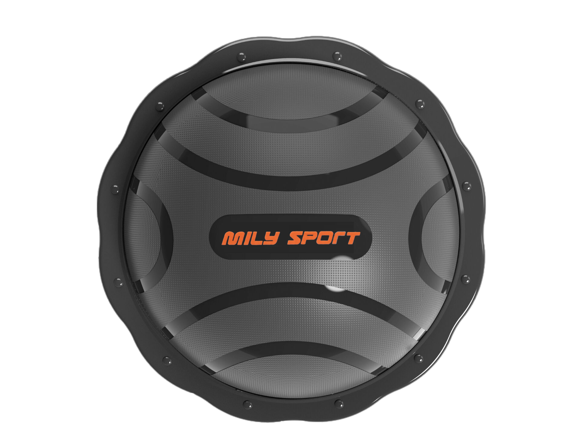 PVC 58cm Gym Balance Training Equipments Half Exercise Ball Antiskid Fitness Hemisphere