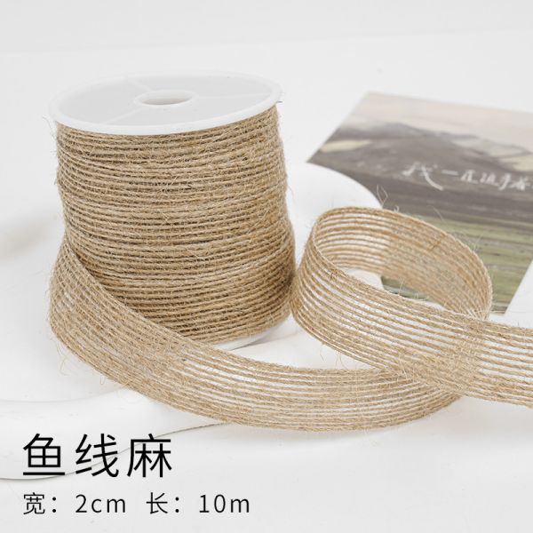 Рождественская коричневая ленточка из лопатки 5 мм-45 мм