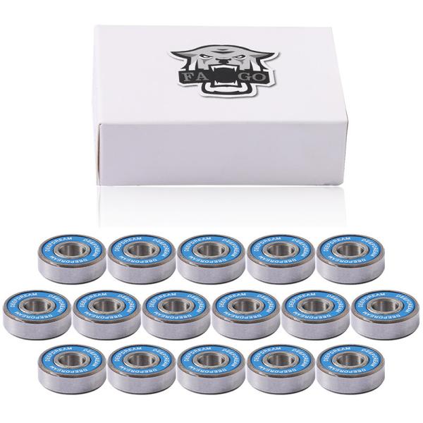 High Speed Precision 608 ZZ Skateboard Bearing 608 Rs 8x22x7mm Roller Longboard Skateboard Ball Bearing