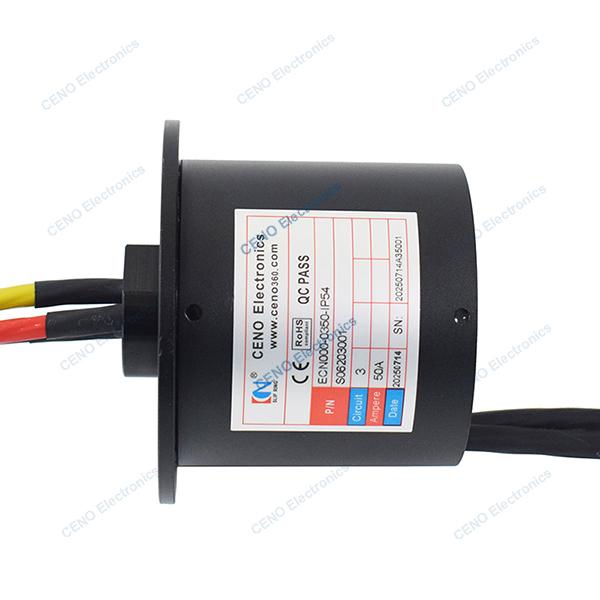 Electric Power Slip Ring with 3 circuits Electrical rotary joint for industry