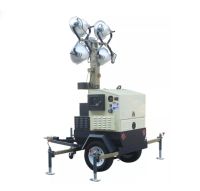 Башня IP23 4*1000W мобильная светлая с двигателем Kubota