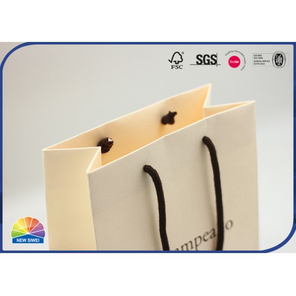 Изготовленные на заказ напечатанные сумки благосклонности свадебного банкета бумажных мешков Kraft для розничного товара