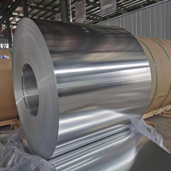 Solarreflect 1060 Aluminum Alloy Coil 0.8mm/2500mm Reflectivity Photovoltaic Backsheet Substrate With PE Paint Coating