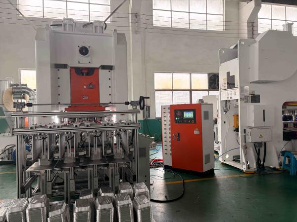 LK-T80 Aluminum Foil Container Machine with 80ton Press Capacity, 10-Year Service Life, and Mitsubishi PLC Control