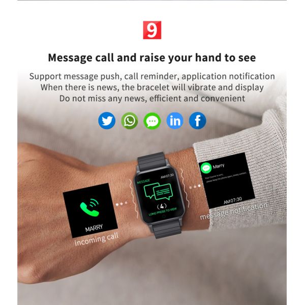 Дети температуры тела Smartwatch T96 делают измеряя отслежыватель водостойким ECG здоровья фитнеса браслета Gts T96