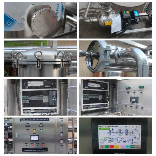 Depuradora industrial modificada para requisitos particulares del Ro 15000LPH con el tanque SS304