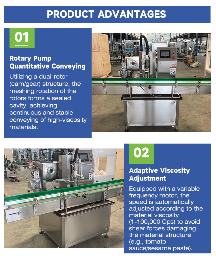 Fructose Syrup Glucose Syrup Invert Sugar Syrup Corn Syrup Cane Sugar Syrup Sticky Materials Rotor Pump Filling Machine