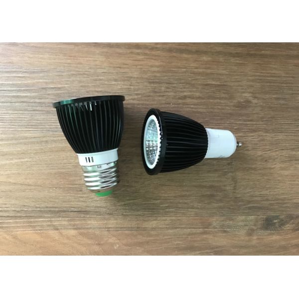 Black IP20 AC 110V 5W LED Spot E27 45 Degree Beam Angle / LED Spotlight Bulbs