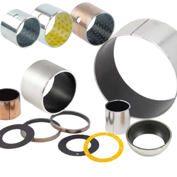 Pom Polymer Plain Bearings With Oil Groove