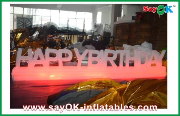Decoração inflável conduzida festa de anos da iluminação personalizada