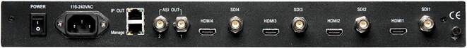 4 шифратор входного сигнала HD MPEG-4 AVC SDI шифратора цифров TV канала для конца выполнения процесса головки DTV