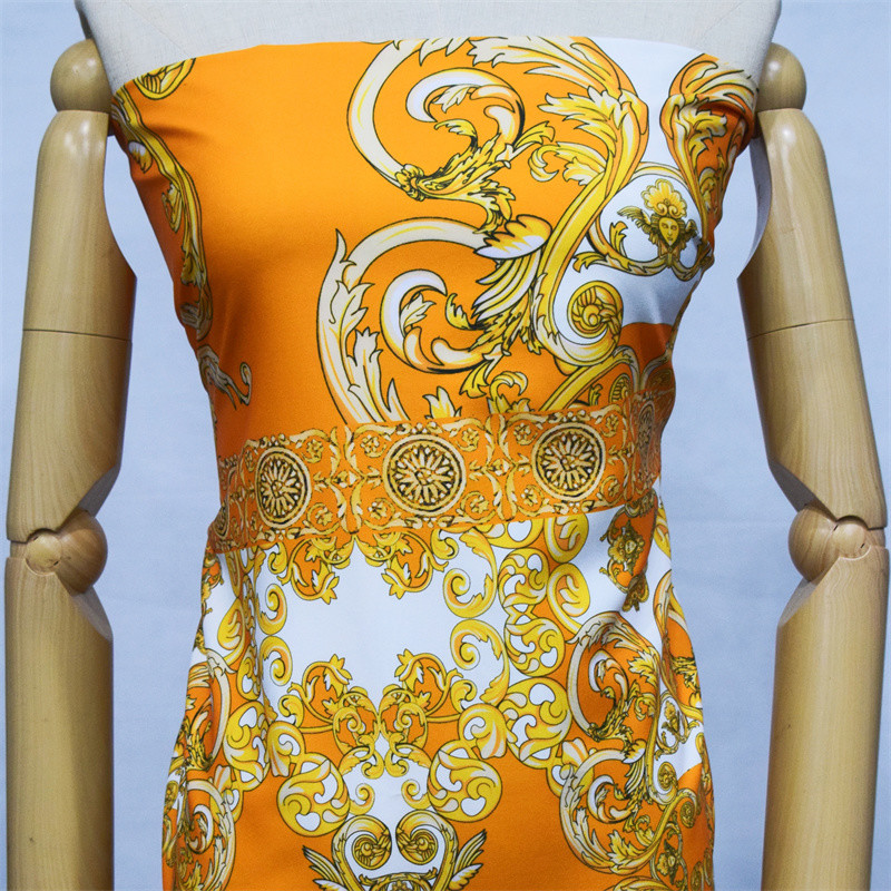 Полиэстер стиля острова печатая картину ширины ткани 1.5m изготовленную на заказ