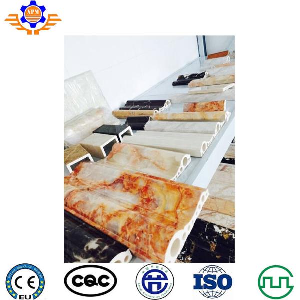 400Kg/H 500-550Pcs 1220mm Pvc Linha de Produção de Folha de Mármore Linha de Produção de Pedra Extrusão de Mármore