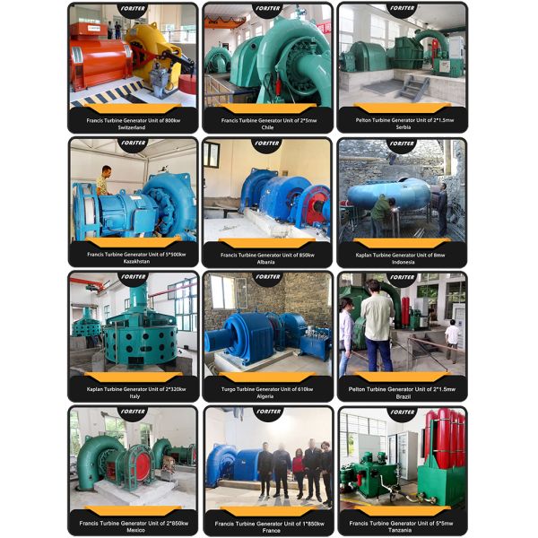 Генератор турбины головы 1000кв Каплан безщеточного возбуждения низкий