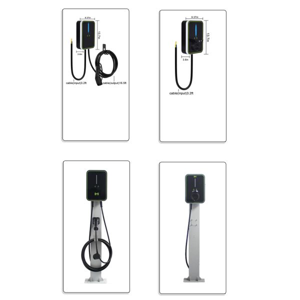 3.6KW / 7KW / 11KW / 22KW Home Ev Wallbox Charger With APP For Electric Car