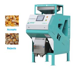 LED Light Intelligent CCD Cereals Corn Color Sorter Multi Usage