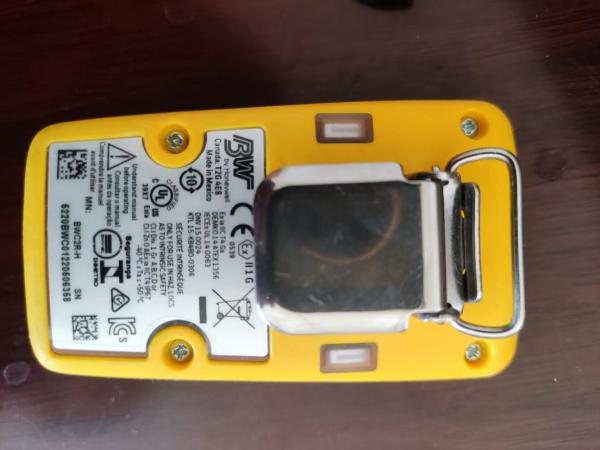 BW Clip Series Gas Alarm Detector IP67 Honeywell BWC2R-H 4.1 X 5.0 X 8.7 Cm